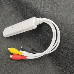 USB Video Capture Device USB 2.0 to RCA Cable Adapter for Video TV DVD VHS DVR Capture Adapter Support for Win10