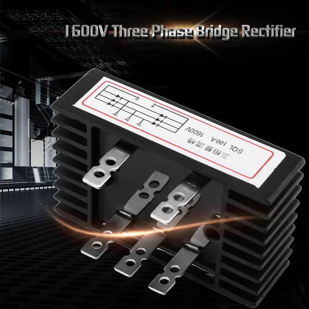 Bridge Rectifier Diode Diode Bridge Rectifier Three Phase Rectifier SQL100A 1600V Three Phase Diode Bridge Rectifier AC to