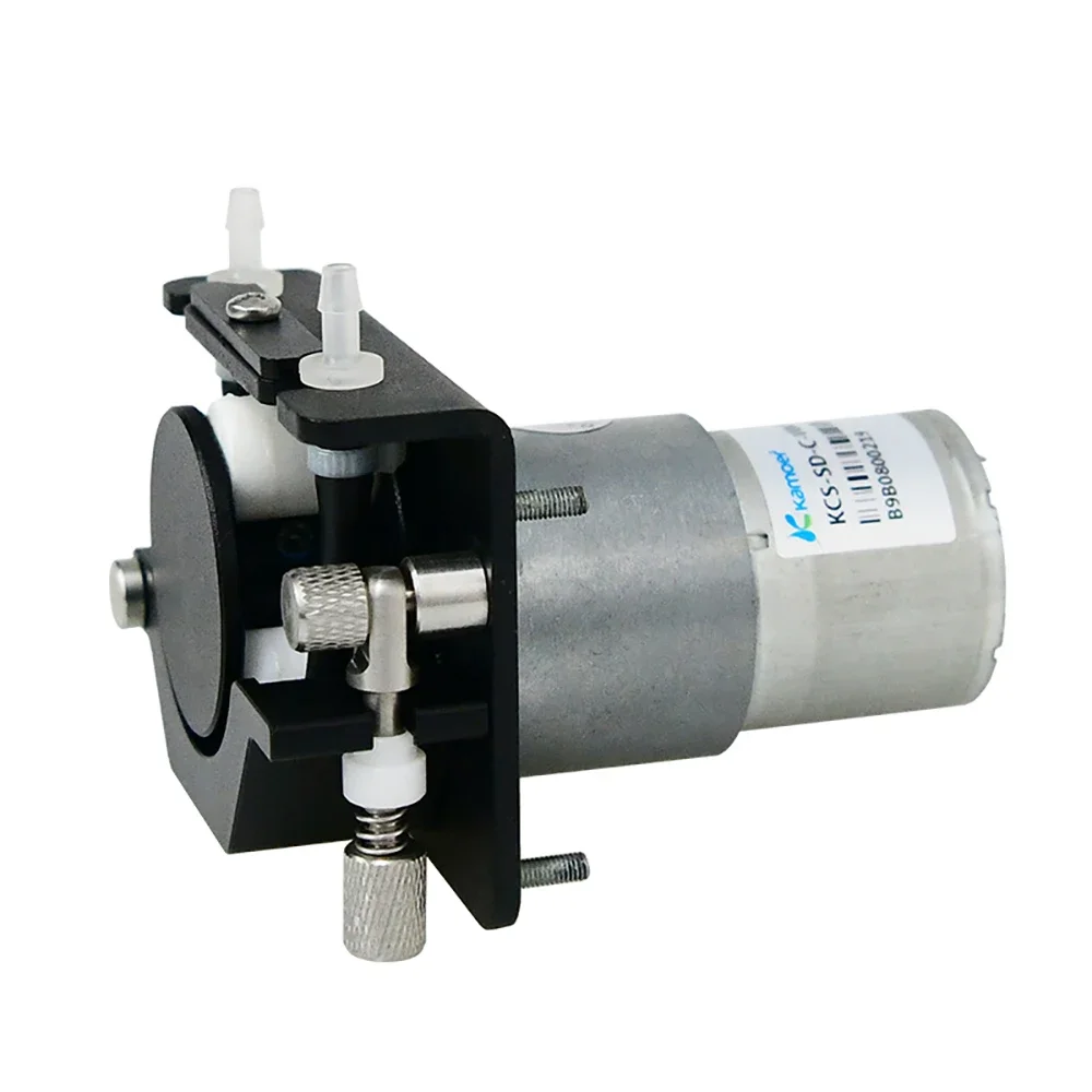 KCS 12V/24V DC Motor V Tube High-precision Peristaltic Pump Chloroacetic Acid Dosing Pump Fluoroborate Salts Transfer