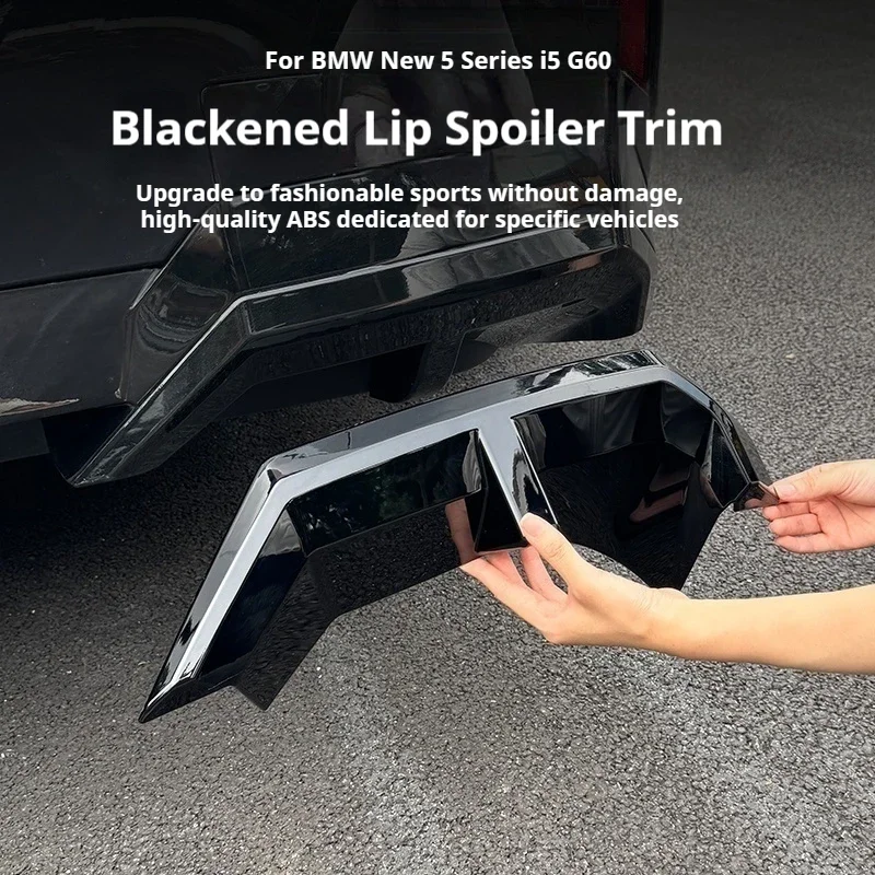 

Black luster Rear Lip For BMW5 Series G60 2024-2025 Car Rear Bumper Diffuser Rear Splitter Spoiler Rear Lip Body Kit Accessories