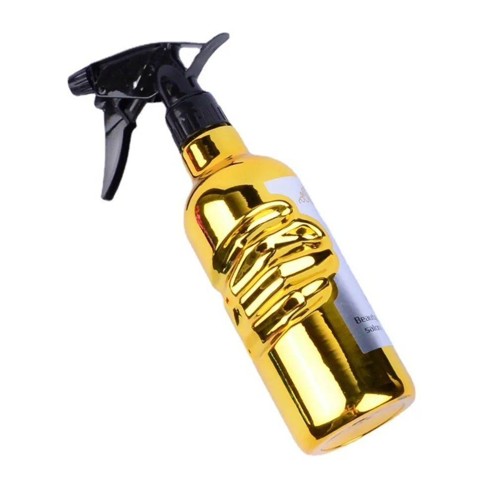 Retro Palm Hairdressing Spray Bottle Continuous Large Capacity Mist Watering Can Portable Hair Styling Refillable Bottles Barber