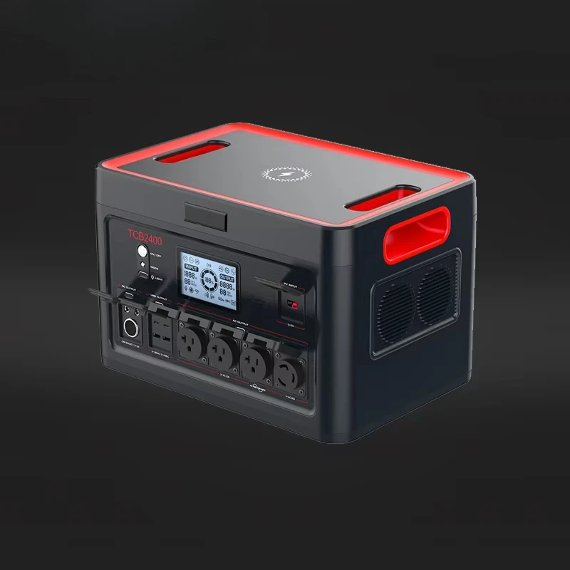

Certified 3072Wh LiFePO4 Battery 2400W Portable Solar Energy Power Station for Outdoors, Home Backup