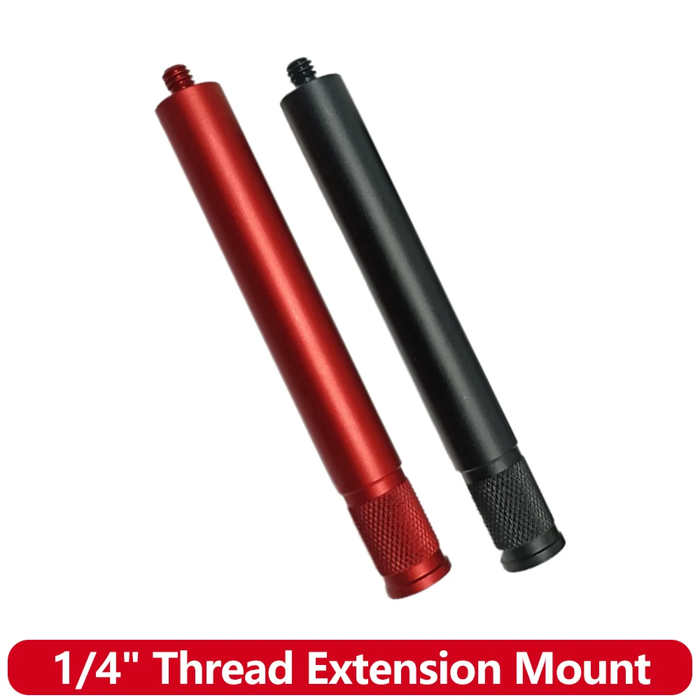 알루미늄 합금 1/4인치 나사 연장 마운트 로드 고프로 히어로 13 12 11 10 9 인스타360 X3 X4 X5 DJI 오스모 액션 5 PRO 4 3 2 카메라용