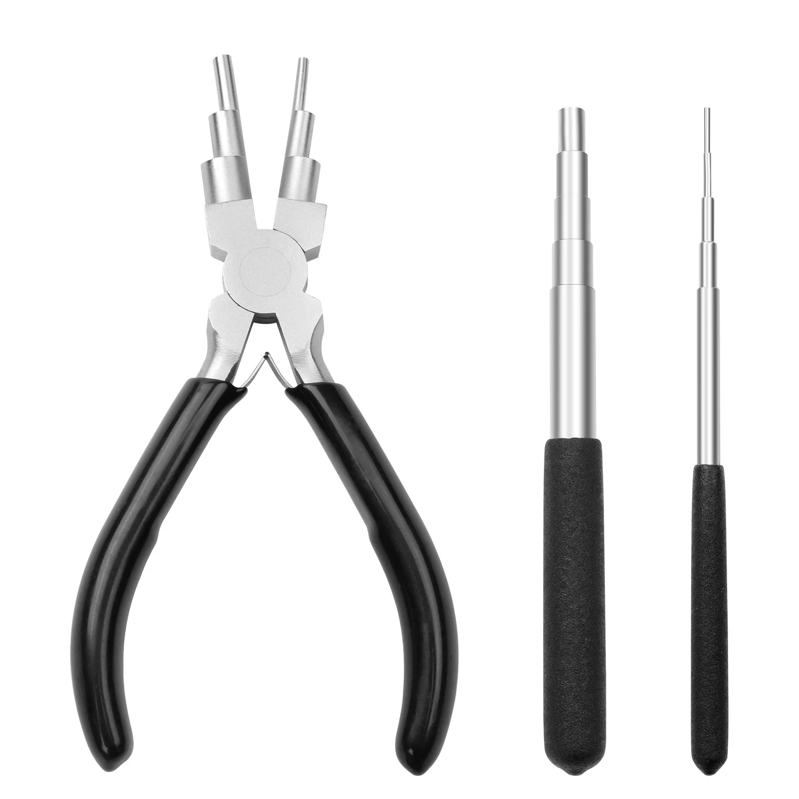 Portable Carbon Steel Bail Making Pliers Jewelry Craft Tools Manual Wire Wrap Device For Bead Crafting DIY Studio Use