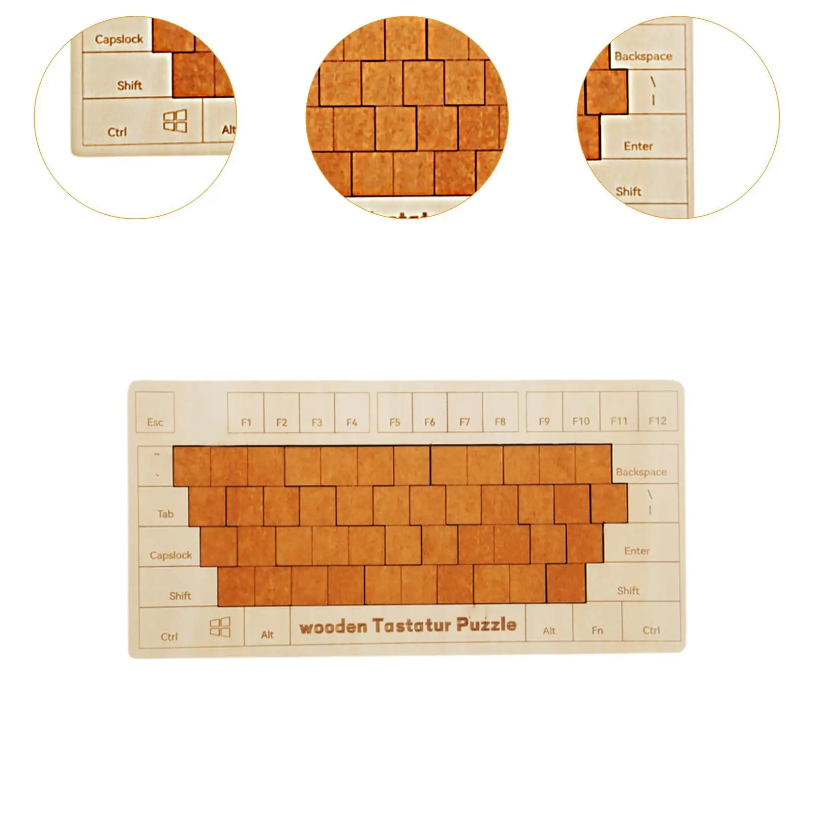 Puzzle in legno Puzzle 3D IQ Gioco Stem Intelligence Puzzle a forma di colore per ragazzi