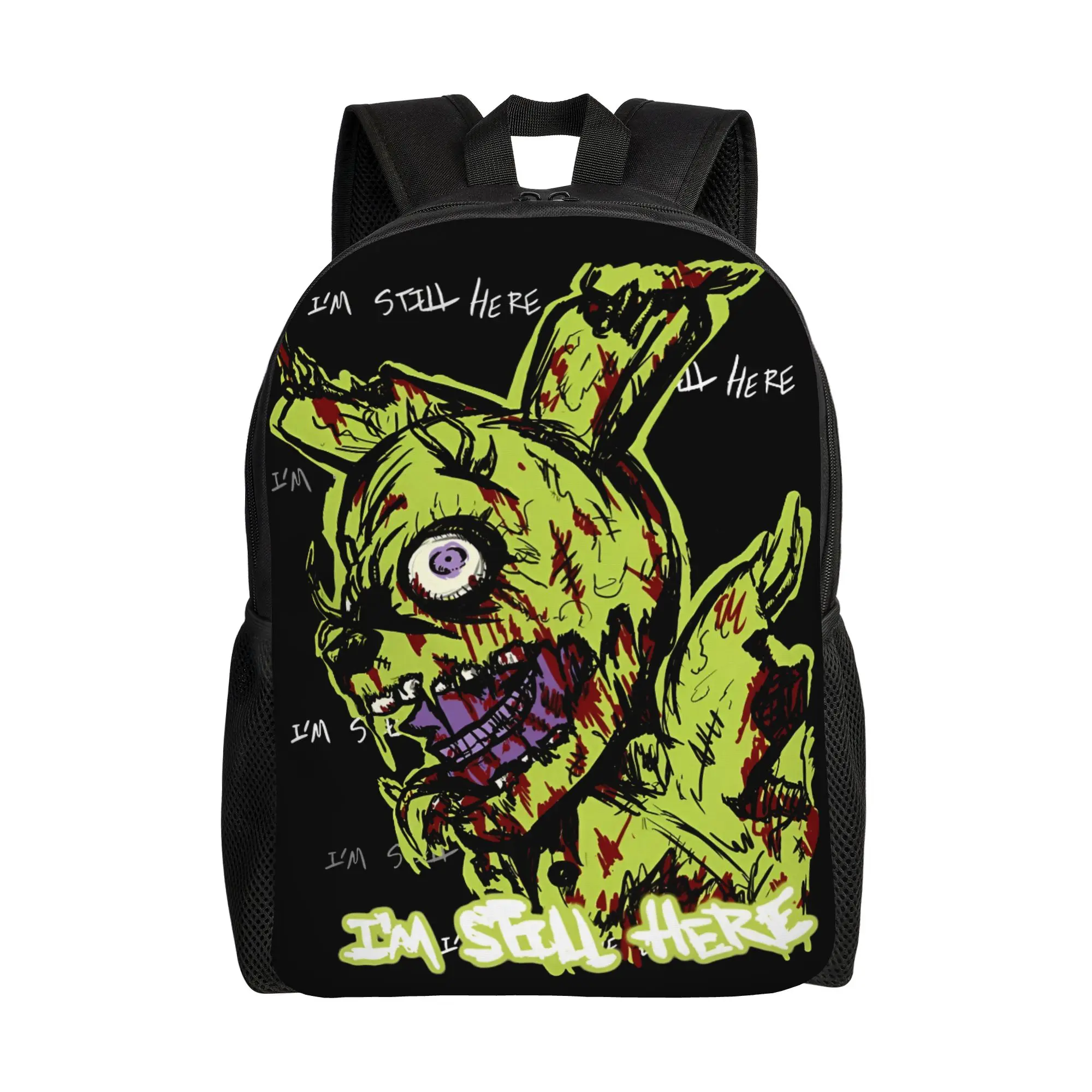 Custom 3D FNAFS Game Backpacks for Girls Boys Thriller Movie School College Travel Bags Women Men Bookbag Fits 15 Inch Laptop