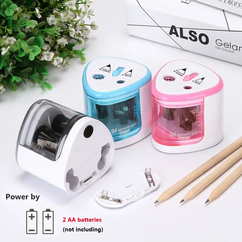 Imagem -02 - Apontador de Lápis Automático Elétrico com Interruptor Variedade de Modelos e Função Papelaria para Casa e Escritório Material Escolar