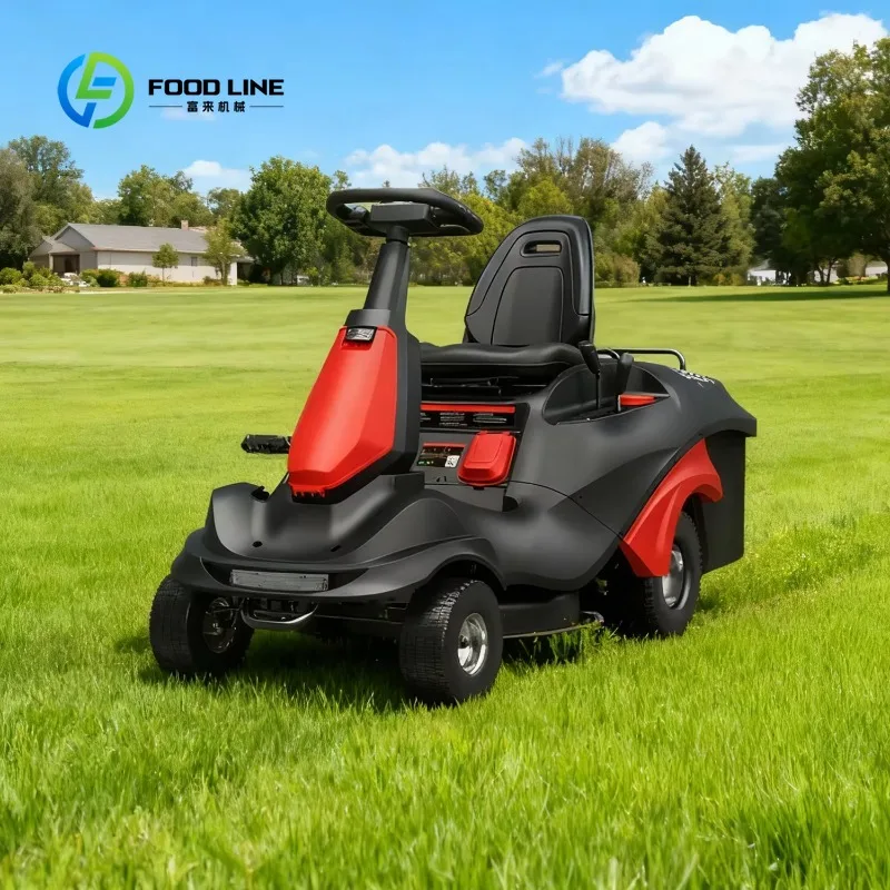 High Power 4.5KW 224CC Riding Lawn Mower Battery Quick Start Lawn Tractor for Villa Residential Backyard Front Lawn