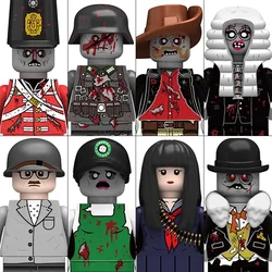 Halloween Zombie Walking Deads Ghost Figure Building Blocks Soldiers Bricks Criminal Tombstones Weapons Kid Gifts Toys