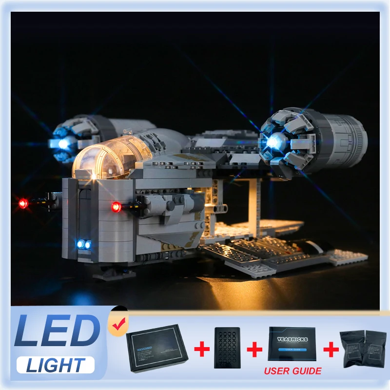 DIY LED Light Kit For LEGO 75292 The Razor Crest   (Only LED Light,Without Blocks Model)