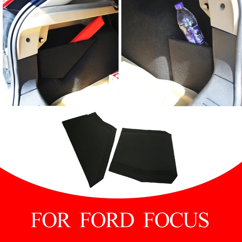 Car trunk accessories For Ford Focus 2 MK2 2005 - 2011 Storage partitions on both sides of the trunk partition tail box