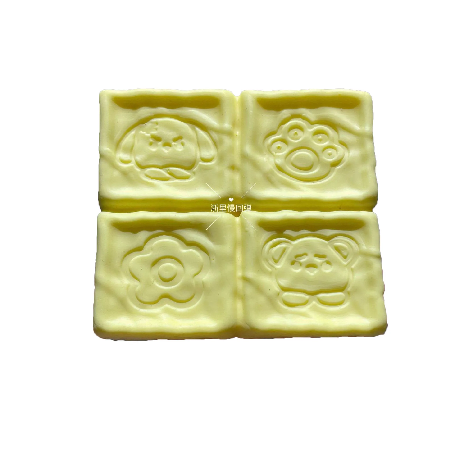 Quadratischer Schokoladenkuchen, nasser, weicher Kuchen, Pinch-Zappelspielzeug, langsam steigendes Zappelspielzeug für Kinder, Stressabbau, lustiges Squeeze-Squishy-Spielzeug, Geschenk