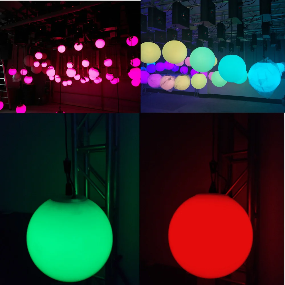 

6pcs/lot Nightclub Newest Disco Ball Lifting Dmx Kinetic Lighting Systems Ball Rgb For Night Club Disco Dj Stage luces led