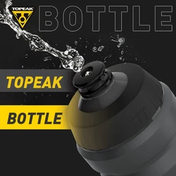 Topeak-Bouteille d'eau de cyclisme sur route sans BPA, buse TPR, assujetà jet, compressible, sports de plein air, bidon, vélo, 650ml, 750ml