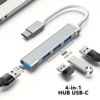 USB C HUB Adapter USB 3.0 HUB Type C 4 Port Multi Splitter Adapter OTG For Samsung Mobile Phone Laptops Computer Hub Accessories