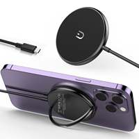 15w Magsafe Wireless Pad Fast Charging Type-c Magnetic Car Wireless Charger For iPhone 14 13 16 15 Pro XS Max Mini X XR