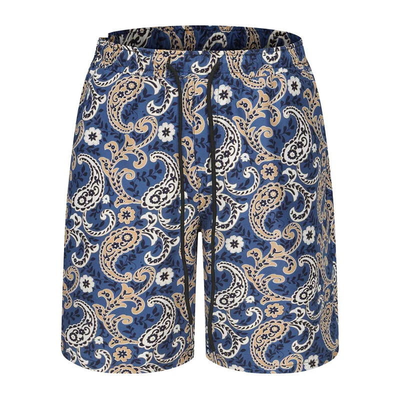 Pantalones cortos informales con estampado Floral para Hombre y mujer, bañador Hawaiano para vacaciones, pantalones cortos de tablero, pantalones cortos de playa con estampado 3D, novedad