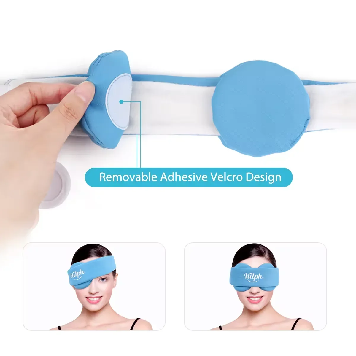 Microwave Weighted Eye Mask, Activated Warm Eye Compress for Dry Eyes, Blepharitis & Stye Eye Treatment