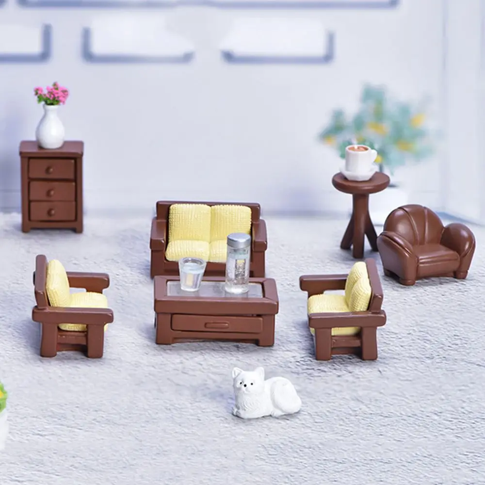 1PC Dollhouse Miniature Furniture Dolls Accessories Mini Furnishing Scene Model Micro Landscape Fairy Garden Snow Globe Toy Gift