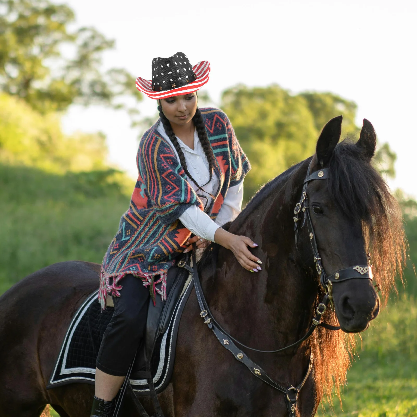 

Patriotic Hat American Flag Party Decorative Hat Independence Day Cap Durable Easy to Match Unique Design Hats