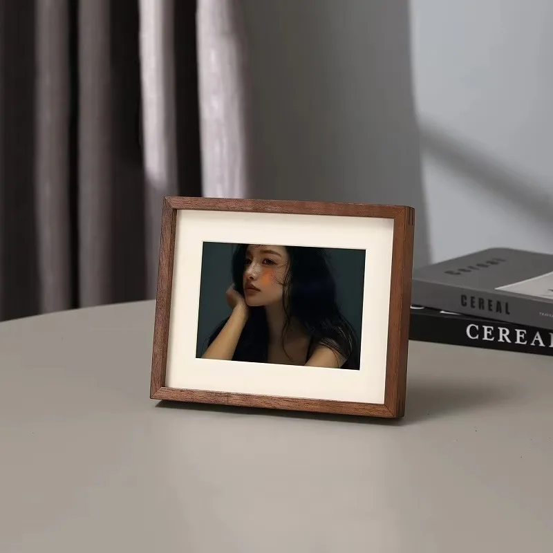 Wood Frame With Mat & Acrylic Panel, Multi-size, Table & Wall Photo Display