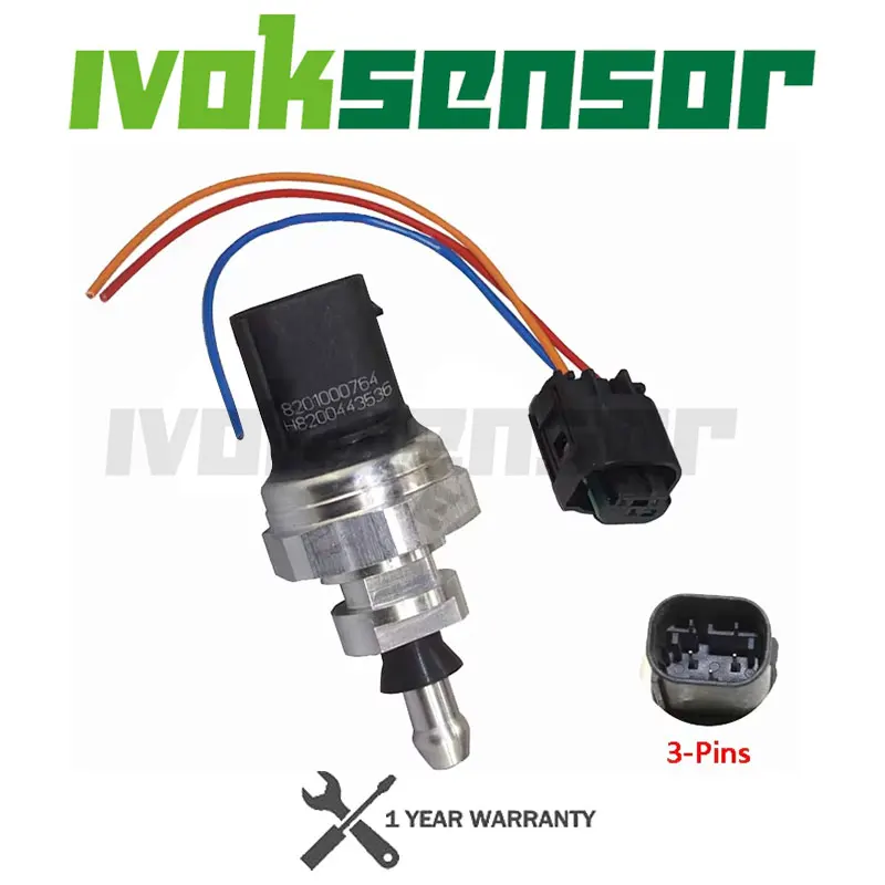 8201000764 H8200443536 Turbo Exhaust GAS Pressure Sensor Connector For Renault Vauxhall Opel Vivaro Nissan Juke Qashqai X-TRAIL