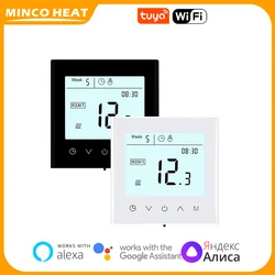 Minco Heat MK100 AC95~240V 50~60HZ 3A/16A Smart Tuya Wifi Thermostat for Electric Flooring Heating/Water Heating/Gas Boiler