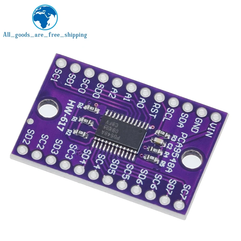 TCA9548A 1-to-8 8 Way I2C 8-channel Multi-channel Expansion Board IIC Module Development Board 9548 Para Arduino