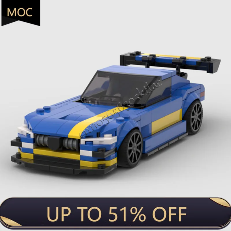 

288PCS MOC Speed Competition Series Amg Gt3 Racing Building Blocks Model DIY Creative Technology Bricks Toys Kid Festival Gifts