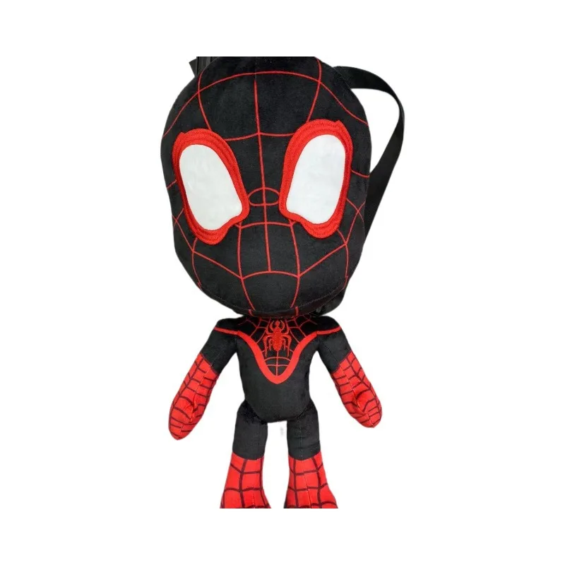 Hot Marvel Series Plush Toy Backpack Cartoon Spider-Man Creativity Stuffed Doll Bag Boys Birthday Gifts