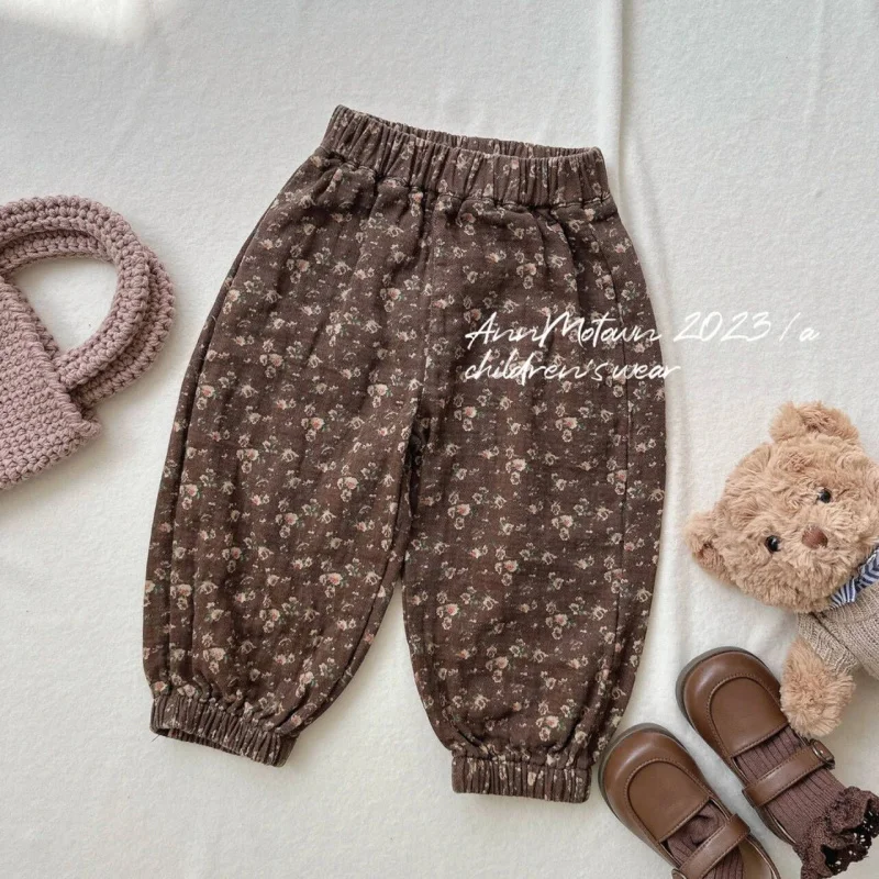 Autumn New Children's Baby Girls' Autumn Corduroy Pants Harem Pants Girls' Autumn Crawler Tide