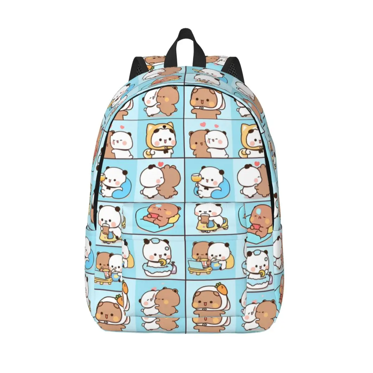 

Bubu Dudu Panda Bears Cartoon Backpack Casual School Hiking Travel Daypack Collection Cute Laptop Computer Canvas Bags Sports