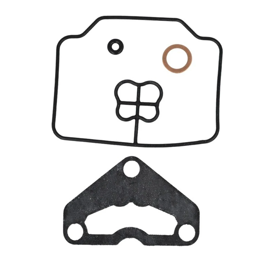 Black Carburetor Gasket Set Fuel System Seal Precise Fit Design Optimal Fuel Flow Combustion Efficiency For Honda GCV520U