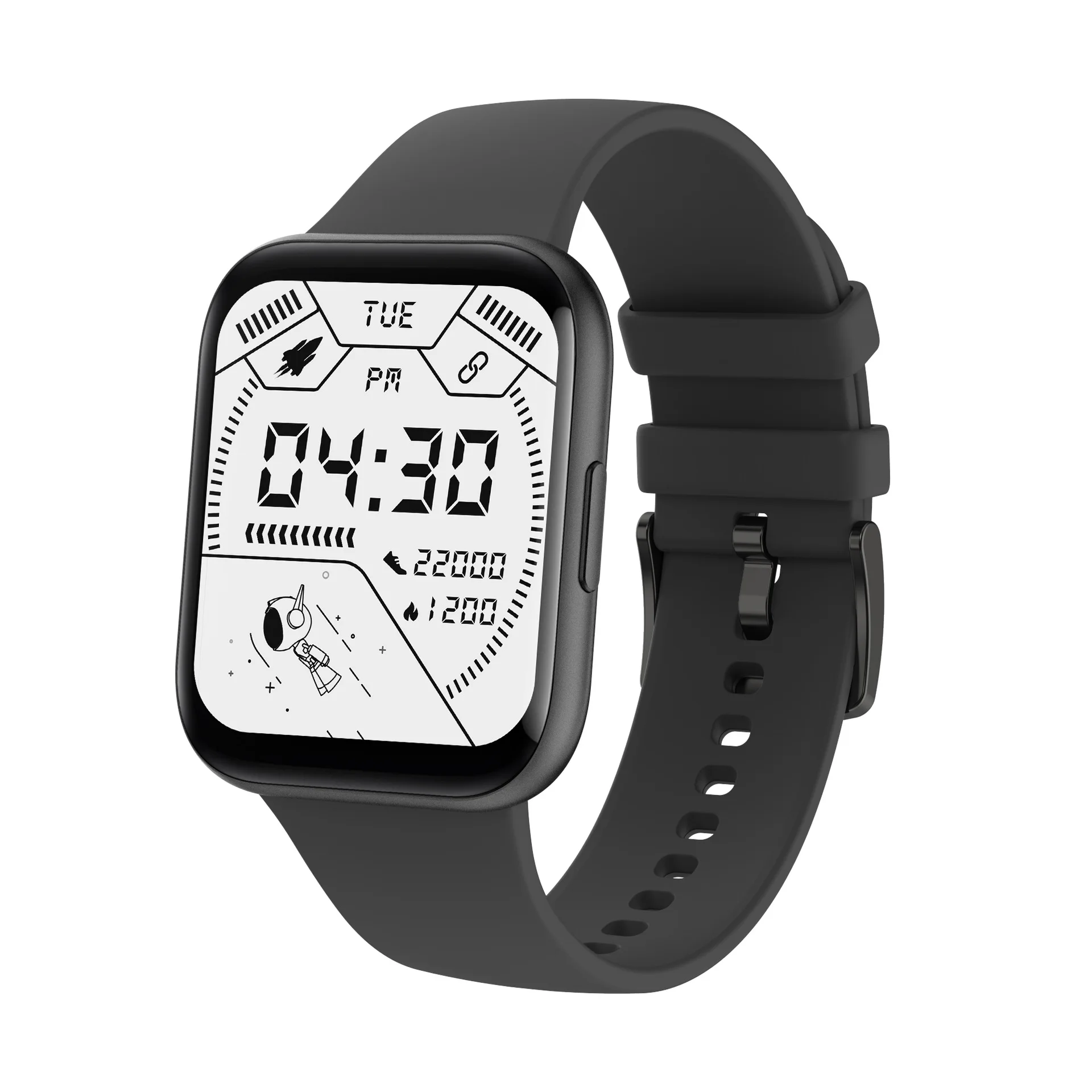 

P25 Bluetooth Smartwatch IP68 Waterproof 1.7inch Retinal Screen Long Battery Life Heart Rate Monitor Sports Tracker Smart Watch