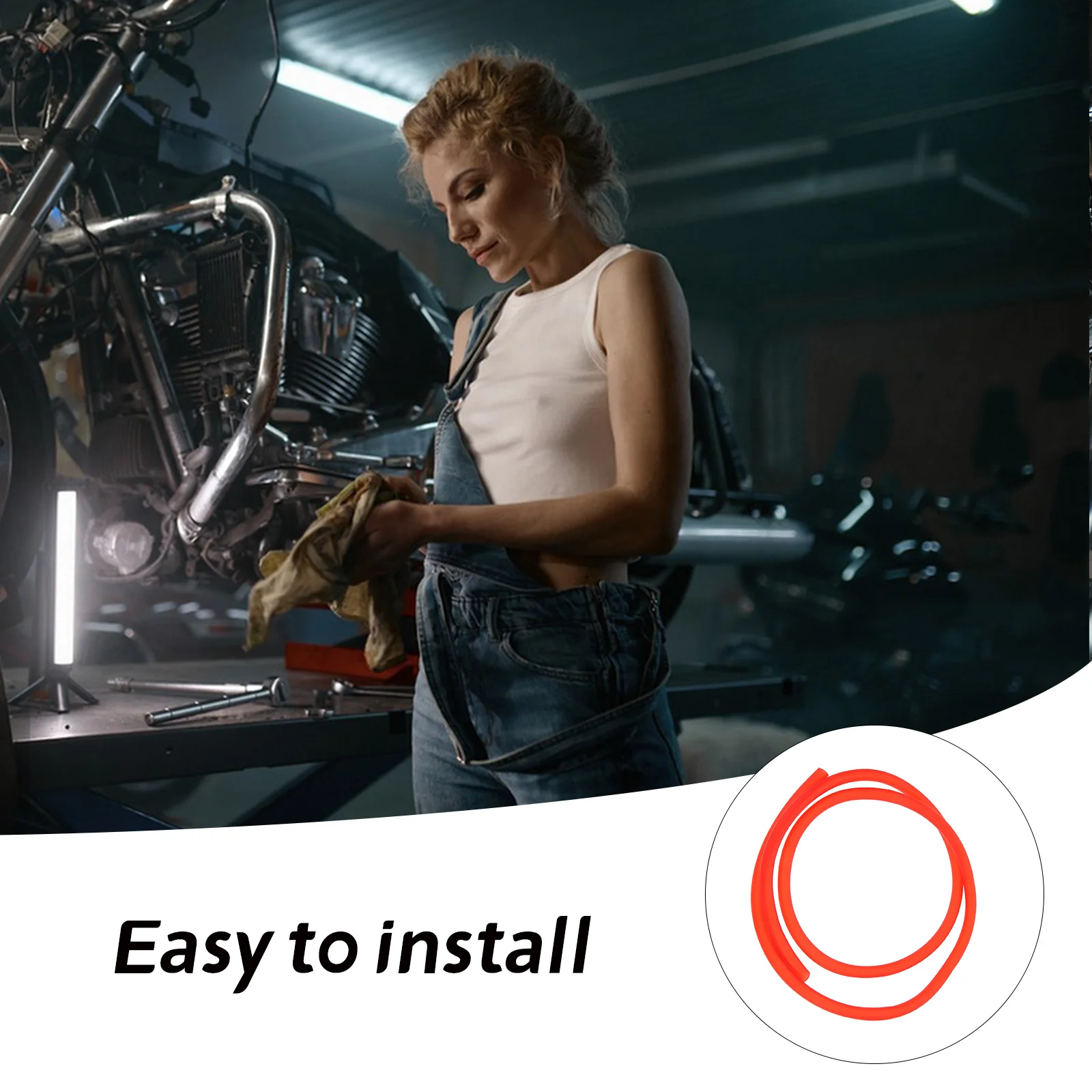 ติดตั้งง่าย ท่อเชื้อเพลิงรถจักรยานยนต์ สายยาง ทนทาน ทนต่อการสึกหรอ ใช้งานได้หลากหลายรุ่น เชื่อถือได้