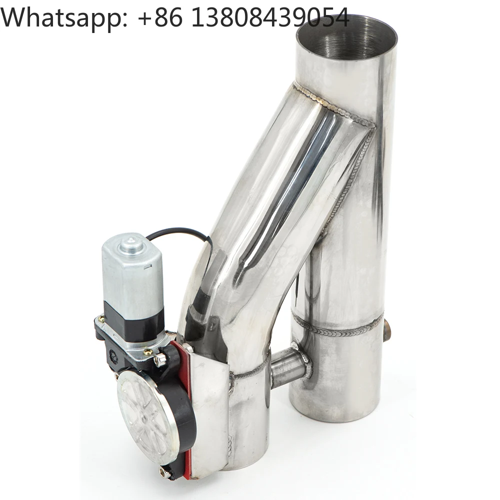 Double Valve Electric Exhaust Cut Out Valve Exhaust Pipe Muffler Kit 2