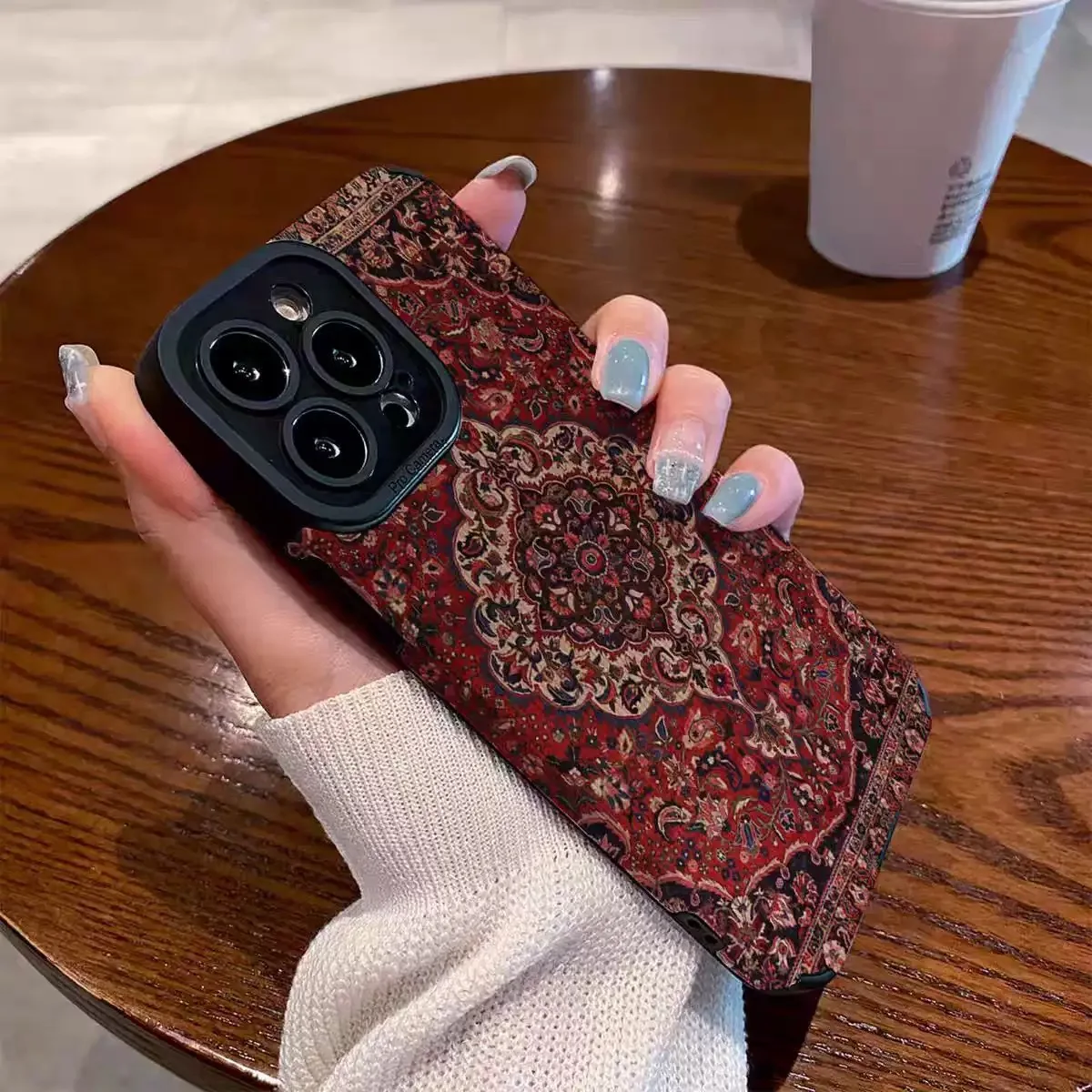 DMAWMJ Kameraschutz, stoßfeste Silikonhülle für iPhone 16 Pro Max 15 Plus 14 13 11 Chinesische Wörter, Rückseite für iPhone 12