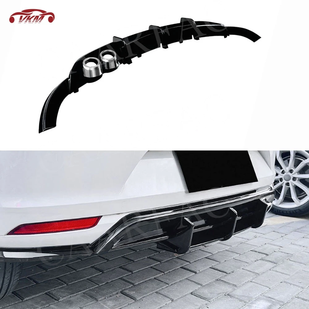 

ABS Rear Lip Spoiler for Volkswagen Polo MK5 6R 2009-2014 Rear Bumper Diffuser Spoiler Car Style Body Kits Accessories