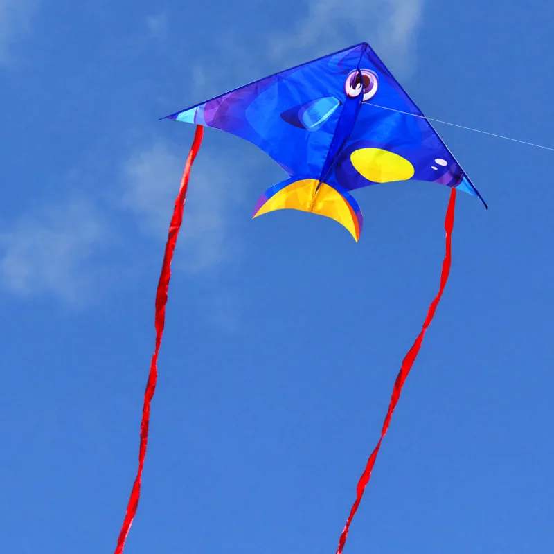 Kinder-Cartoon-Tierdrachen, 3-teiliges Papageien-Kombiset mit kleinem Fisch und 300 cm Schwanz, Kindergeburtstagsgeschenk