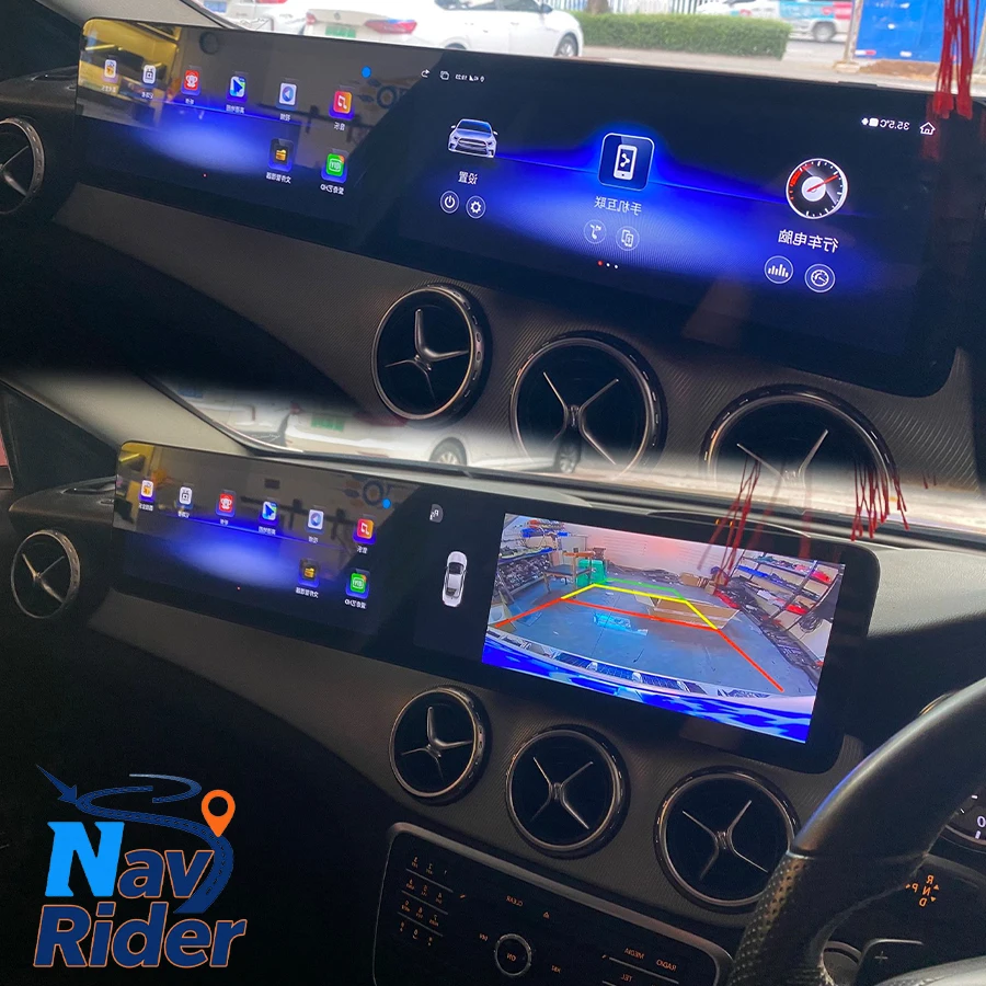 RHD Android Auto GPS Carplay For Mercedes Benz A B Class GLA CLA W245 W246 W176 X156 C117 2014-2019 Car Stereo 24.6