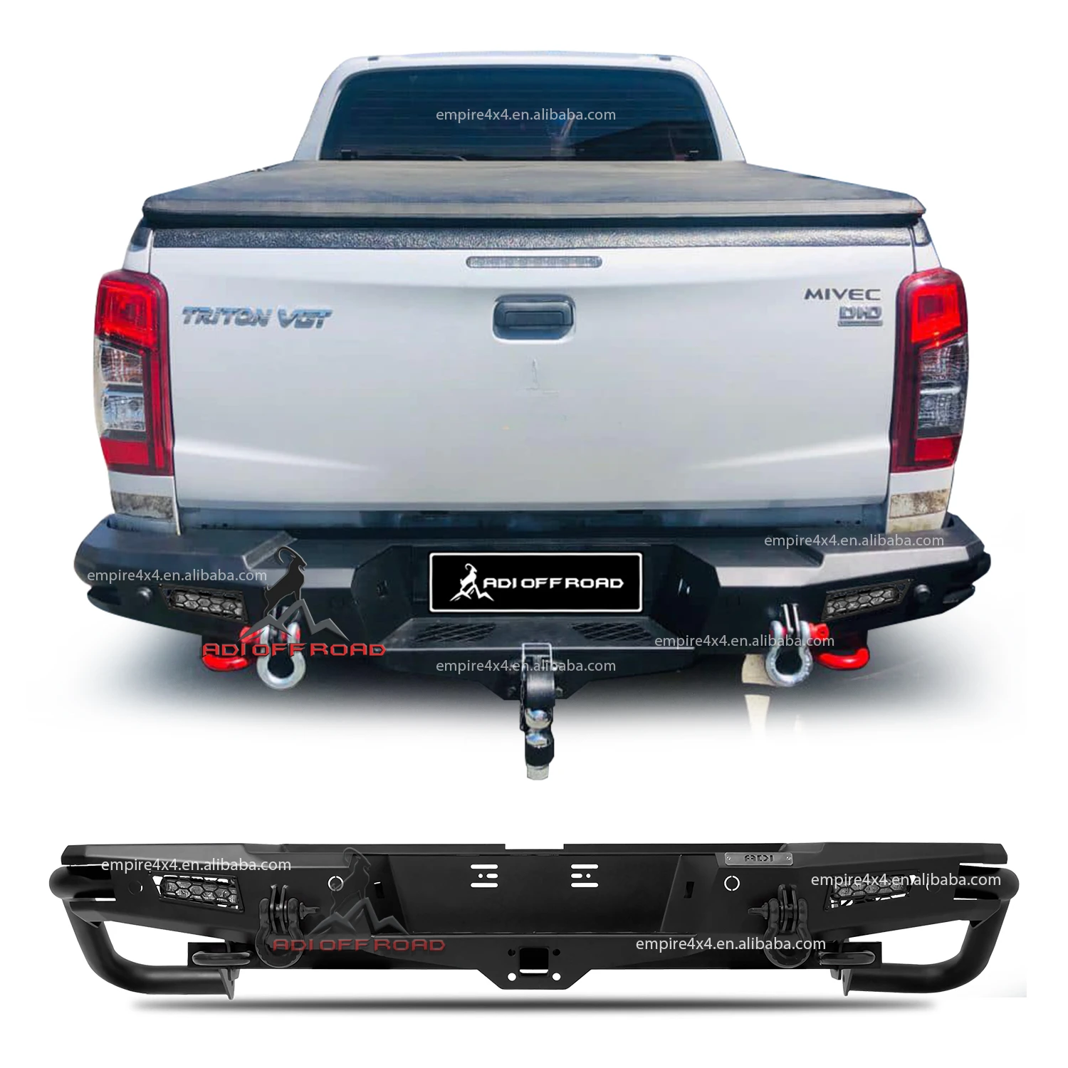 

RAD 4x4 pickup truck Steel FRONT BUMPER REAR BUMPER ROLL BAR SIDE STEP BULLBAR FOR Mitsubishis Triton L200 2009~2023