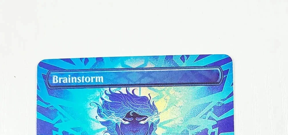 (Brainstorm) Фольга/Holo TCG Magical Proxy Black Высококачественные прокси-карты для игральных карт Сборная колода для настольных игр Коллекционные карты