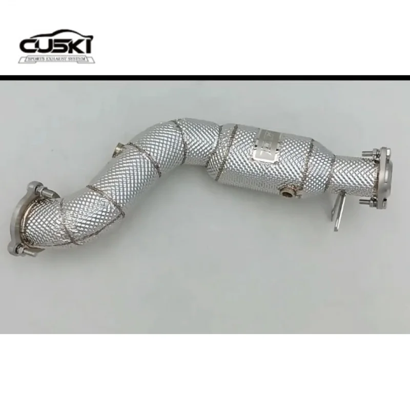 High flow Exhaust Pipes branch downpipe For E250/E300 W212 1.8T 2009-2012 Stainless Steel automobile Exhaust Modification system