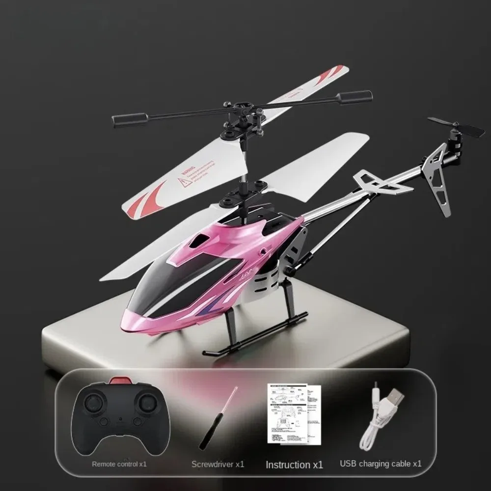 

New 2.5/3.5 CH 2.4G Remote Control Helicopter Lighting USB Charging RC Airplane Plated Surface RC Aircraft Toy for Boys