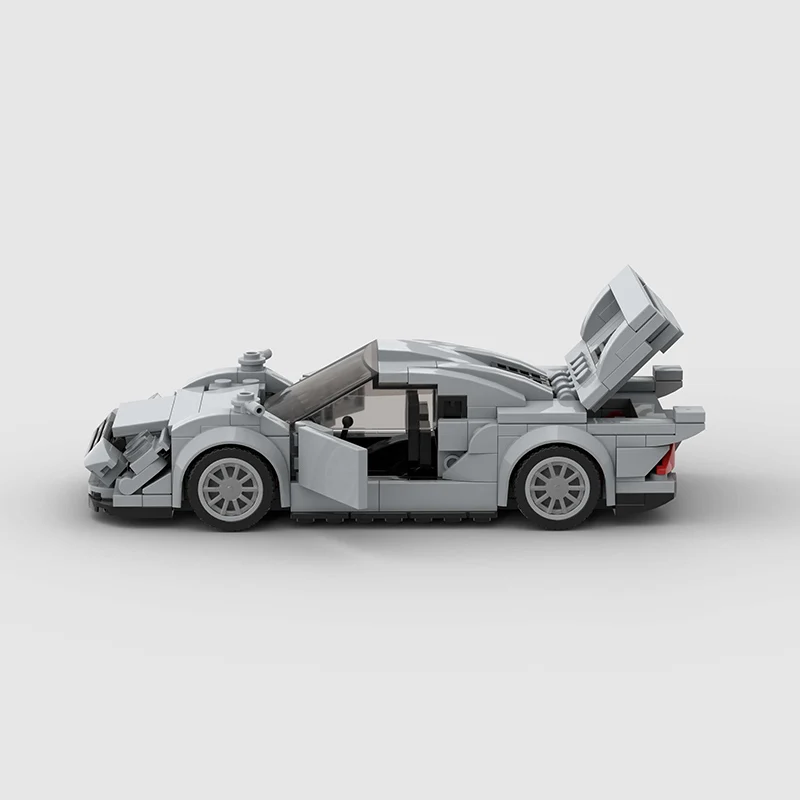 Supercar City Speed Champions Car Racing Building Blocks MOC CLK GTR V2 Racers World Famous Vehicle Technique Bricks Kids Toys