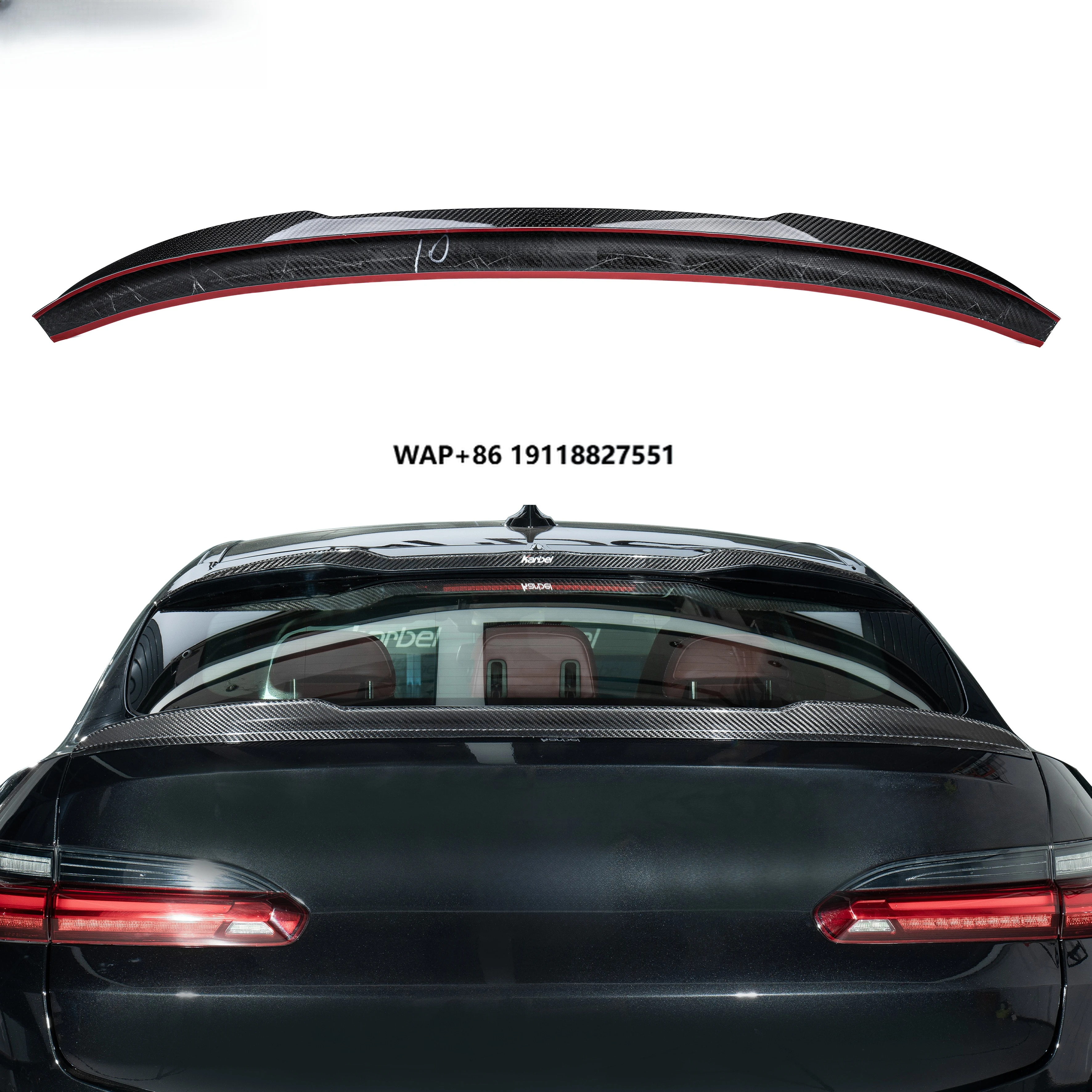 

Karbel Style Dry Carbon Fiber Rear Spoiler Wing for X4M F98 LCI -X4 G02 2019-2023