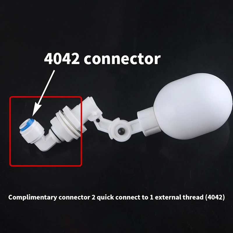 1Pc Inlet Float Valve Adjustable Auto Fill Float Ball Valve Water Control Switch For Water Tower Tank.