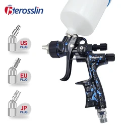 1.3mm HVLP Spray Guns Automotive Finishes High Fogging Paints Sheet Metal Spray Guns Industrial Furniture Leather  Airbrush