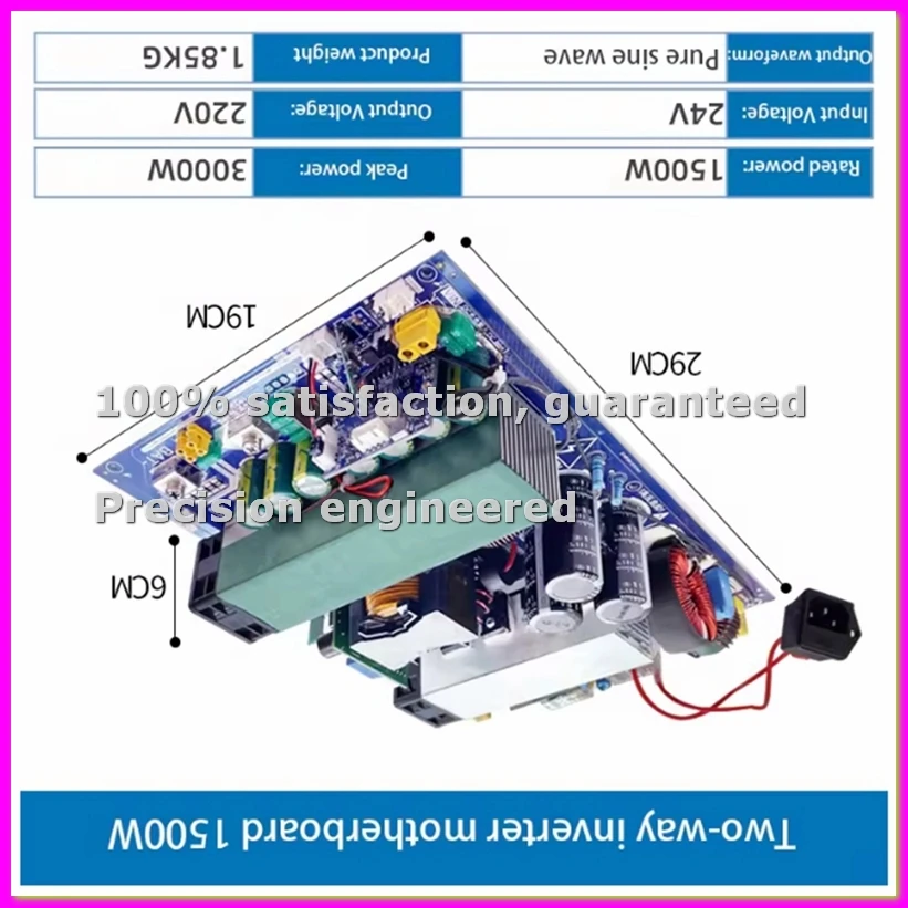 

Двунаправленная инверторная материнская плата для инвертора с чистой синусоидой, зарядки и разрядки аккумуляторов, накопления энергии и питания - ABVP
