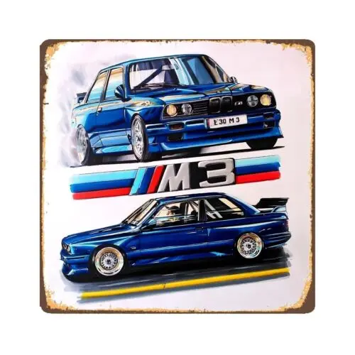 M3 E30 Car Metal Po… - image